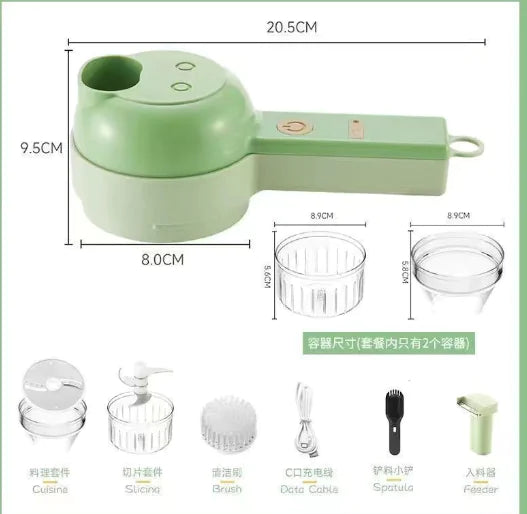 Multifunctional Cordless Food Processor (One Unit)